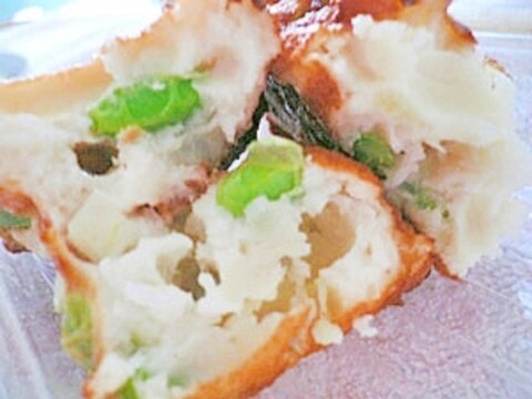 白身魚のすり身と枝豆のふわふわ揚げ